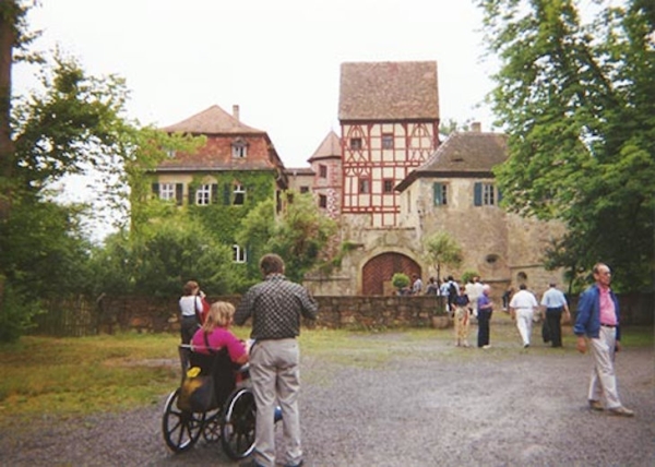 The Baron's castle in Unsleben, Bavaria The Baron's castle in Unsleben, Bavaria