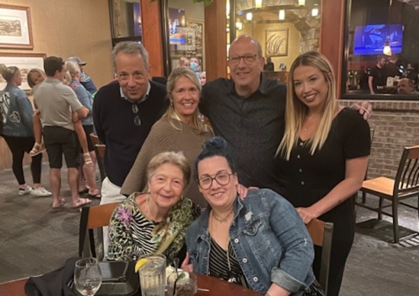 Trudy with her two sons, daughter-in-law and two of her grandchildren. Trudy with her two sons, daughter-in-law and two of her grandchildren.