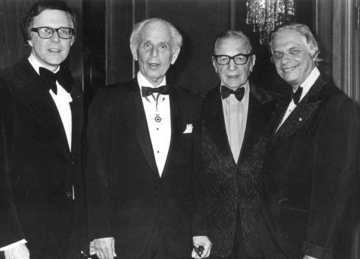 Dr. Ronald Goldstein, International President of Alpha Omega International Dental Fraternity; Prof. Hans Selye, Past International Presidents Drs. Irving and Marvin Goldstein Dr. Ronald Goldstein, International President of Alpha Omega International Dental Fraternity; Prof. Hans Selye, Past International Presidents Drs. Irving and Marvin Goldstein