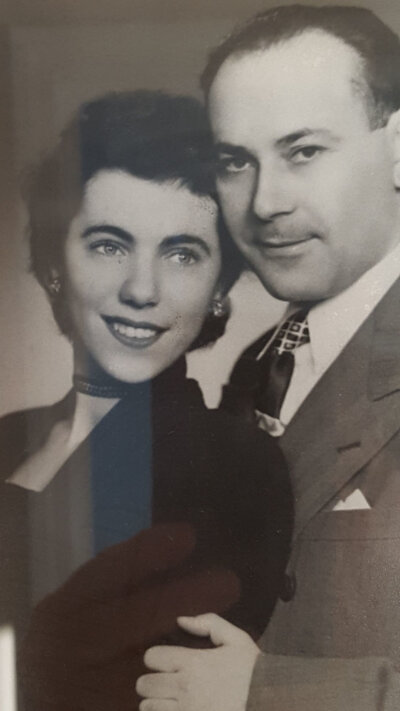 Orlene’s parents, Dr. Larry Allen and Eleonore Brahm, 1949 Orlene’s parents, Dr. Larry Allen and Eleonore Brahm, 1949