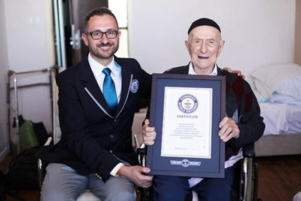 Oldest Man Alive is a Jewish Holocaust Survivor Yisrael Kristal