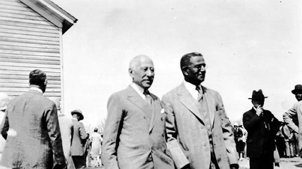 Rosenwald with Booker T. Washington