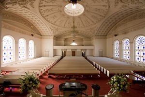 The Temple’s sanctuary The Temple’s sanctuary. Photo by Ellis Vener/Courtesy of The Temple